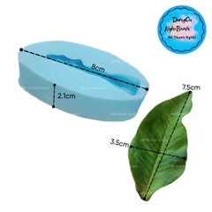 Khuôn Silicon - Lá Hồng Lớn 1c