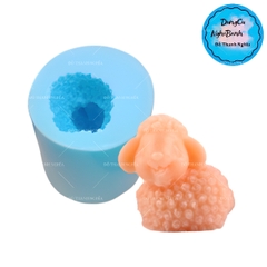 Khuôn Silicon - Động Vật - Cừu - Nhỏ 4cm - TRẮNG