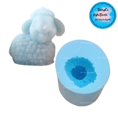 Khuôn Silicon - Động Vật - Cừu - Nhỏ 4cm - TRẮNG