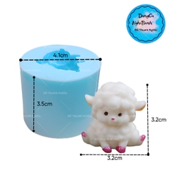 Khuôn Silicon - Động Vật - Con Cừu Ngồi