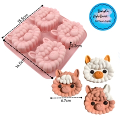 Khuôn Silicon - Động Vật - Vĩ Cừu 4C