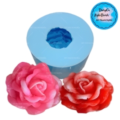 Khuôn Silicon - Hoa Hồng Nở - D15 8cm - Thái Nở