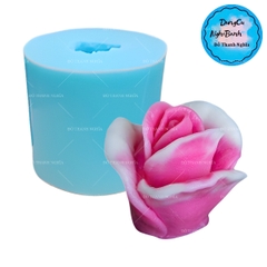 Khuôn Silicon - Hoa Hồng Nở - d19 - 3cm