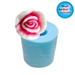 Khuôn Silicon - Hoa Hồng Nở - d19 - 3cm