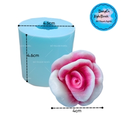 Khuôn Silicon - Hoa Hồng Nở - D18 4.5 cm - Thái Nở