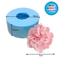 Khuôn Silicon - Hoa Cẩm Chướng Cuộn - 7cm sl 49k