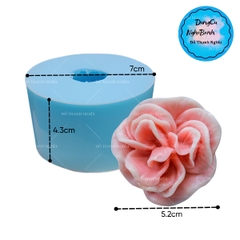 Khuôn Silicon - Hoa Cẩm Chướng Cuộn X10 - 5.2cm