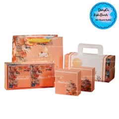 Hộp Giấy - Bánh Trung Thu Quai Xách - 4 Bánh - 4N05