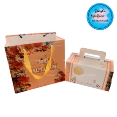 Hộp Giấy - Bánh Trung Thu Quai Xách - 4 Bánh - 4N05