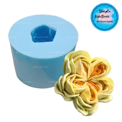 Khuôn Silicon - Hoa Hồng Lai - Hồng Anh 6.5cm