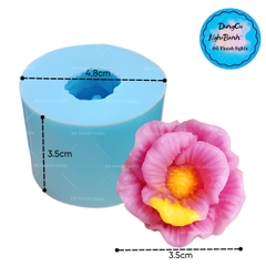 Khuôn Silicon - Hoa Cúc Xoay Thái M3 - 3.5cm