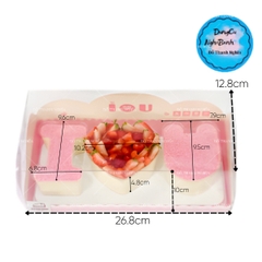 Hộp Nhựa - Ly Chữ I<3U (ILU) - Kèm Hộp