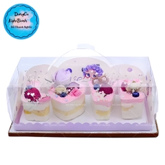 Hộp Nhựa - Ly Chữ LOVE - Kèm Hộp