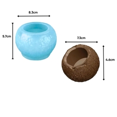 Khuôn Silicon - Trái Cây - Dừa 7.3cm