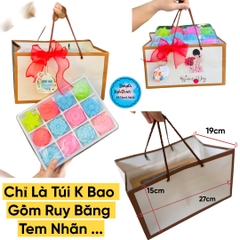 Túi Giấy - Quai Xách - Chữ Nhật 19x27cm Cao 15Cm