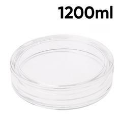 Hộp Nhựa Mika - Tròn 20x5.5cm - Cứng Giòn - 1200ml