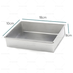 Khuôn Nhôm - Cao 8cm - Chữ Nhật