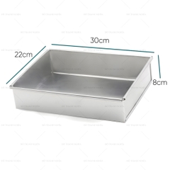 Khuôn Nhôm - Cao 8cm - Chữ Nhật