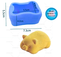 Khuôn Silicon - Động Vật - Heo Ú Nằm