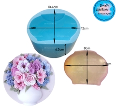 Khuôn Silicon - Bình Hoa - Trơn - 9cm