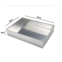 Khuôn Nhôm - Cao 8cm - Chữ Nhật