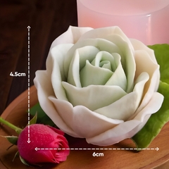 Khuôn Silicon - Hoa Hồng Nở Cánh Thẳng 6cm