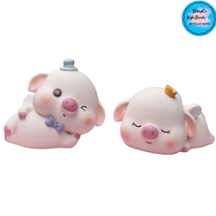 Con Heo - Lợn Nhựa - PKD - Set 2 - Cặp Nằm