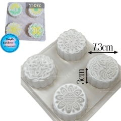 Vĩ Nhựa PP - Hoa - YT072 - 7.3x3cm