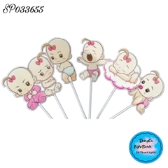 Set Cắm Em Bé Trơn Phụ Kiện Trang Trí Bánh - Bé Trai