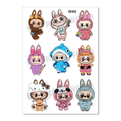 Decal Chủ Đề Hot - Vui Nhộn - Labubu - DH02