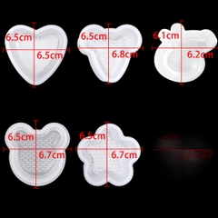 Vòng Ấn Cắt - Set 5 Khuôn Nhựa Làm Cơm Nắm
