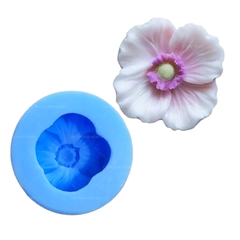Khuôn Silicon - Hoa Cúc Dẹp 4 Cánh - 6cm