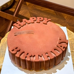 Khuôn Silicon - Đế Hình Tròn Happy 15cm