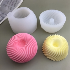 Khuôn Silicon - Trái Cây - Táo Xoắn 8cm