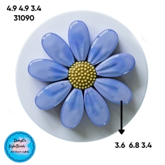 Khuôn Silicon - Đế Cốt - Hoa Hướng Dương 9 Cánh - 25cm