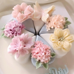 Khuôn Silicon - Đế - Tim Mâm Cúng - Tim Trơn