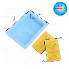 Khuôn Silicon - Miếng Vàng 9999 Vĩ