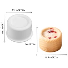 Khuôn Silicon - Đế Hình Tròn Giỏ Đan 10cm