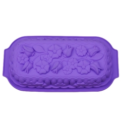 Khuôn Silicon - Đế - Chữ Nhật Hoa