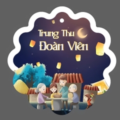 PKC - Phụ Kiện Cắm Thẻ Treo Trung Thu - Set 50 Thẻ  Mã 03