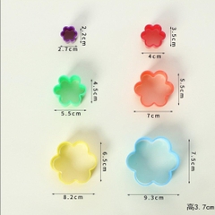 Vòng Ấn Cắt - Xôi Đậu Rau Cau - Set 6 Hình Hoa Mai