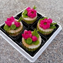 Hộp Nhựa - Vuông H121 - 24x24cm Cao 9cm