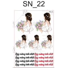 Decal Chủ Đề Phụ Nữ - DPN - DPN22