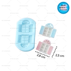 Khuôn Silicon - Cánh Cửa 2c 2.8cm