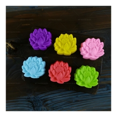 [10 cup] Khuôn Silicon - Cup Set 5cm - M56 Hoa Sen Nhọn