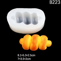 Khuôn Silicon - Bánh Mì Xoắn  7cm
