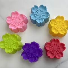 [10 cup] Khuôn Silicon - Cup Set 5cm - M84 Hoa Mai