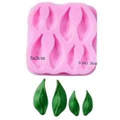 Khuôn Silicon - Lá Lá Tulip 8c