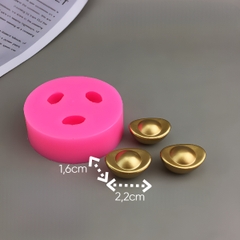 Khuôn Silicon - Thỏi Vàng - Vàng 3C 2.2cm