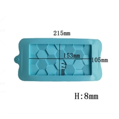 Khuôn Silicon - Viền VN - 17x8cm - VN04 - Tổ Ong Lớn